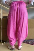 Noa Linen Blend Sia Barrel Trouser Hot Pink